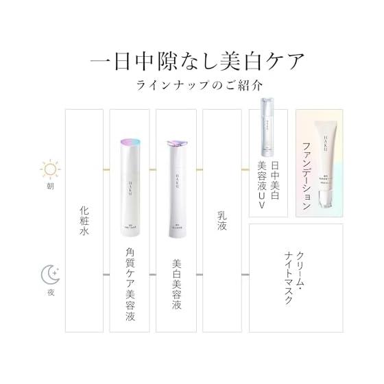 HAKU Foundation Brightening Foundation Light Whitening Serum Small Size 30g Quasi-drug Liquid Foundation Whitening Serum Foundation Whitening