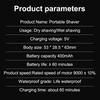 Mini Electric Shaver Dual Head Waterproof Type-C Rechargeable Shaver Travel Rotary Razor Men'S Portable Hair Beard Trimmer Tool