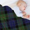 Gunn Clan Family Tartan Cross Pattern Throw Blanket Retros Large Luxury Brand Designers Blankets