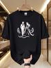 Wedding Couple Silhouette Graphic TShirt Unisex Quick Dry Casual Short Sleeve Tee