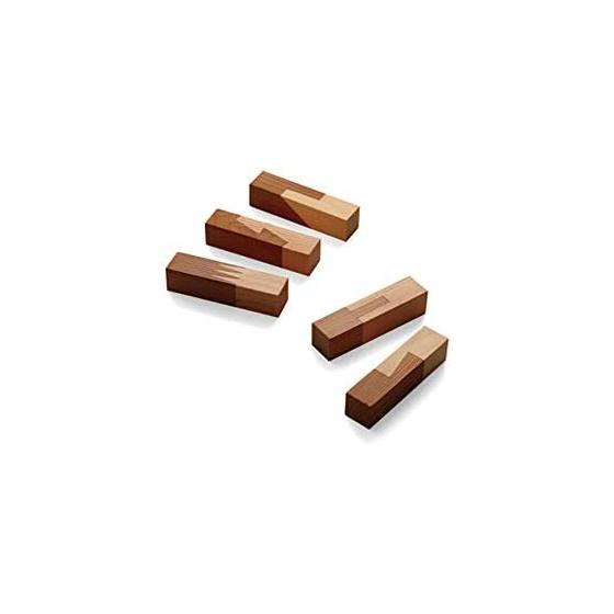 Asahineko Hinoki Nezuko Chopstick Rests, Set of 5