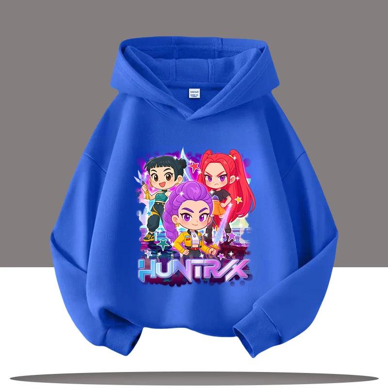 Hoodies Sweatshirts Girls Cartoon Printed Hoodie Children Women's Fashion Hoodie Autumn Casual Long Sleeved Children's Clothing