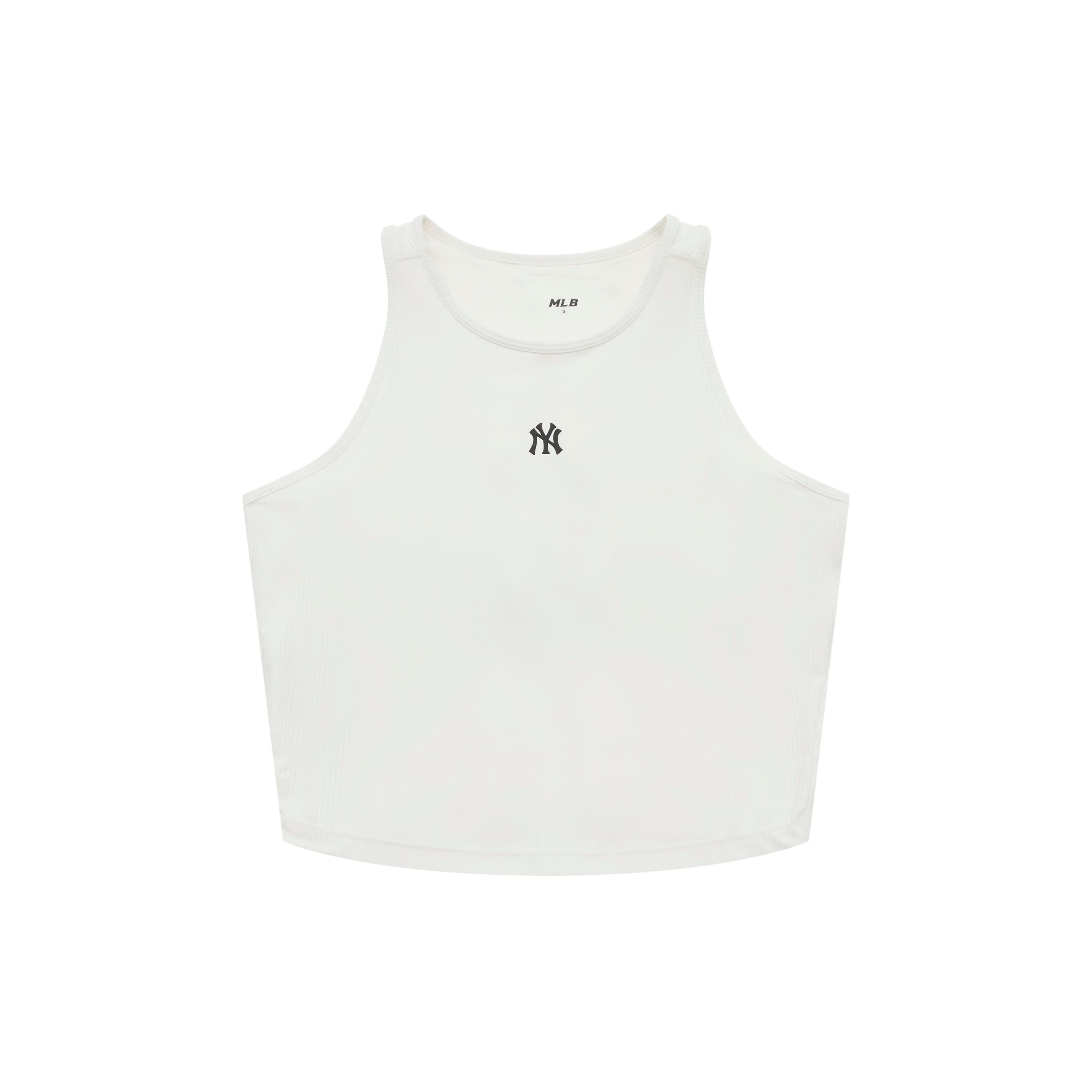 

Новая майка MLB New York Yankees Basic Collection SS25 женская белая 3FTKB0253-50IVS S