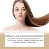 Nur für kurze Zeit!!Viareline Kokosmilch-Conditioner - Feuchtigkeitsspendend und hydrierend, glättet das Haar und verbessert trockenes, krauses Haar
