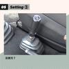 K-PRODUCTS Jimny JB64 JB74 MT Car Transfer Knob Long Black Duracon