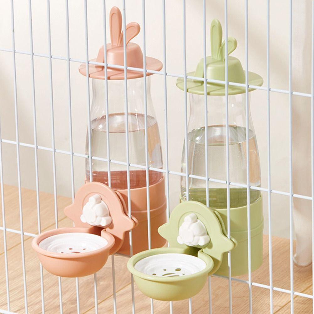 Anti-Splash Pet Water Dispenser 600ml Rabbit Drinking Bowl  For Ferret Bunny Hedgehog Hamster