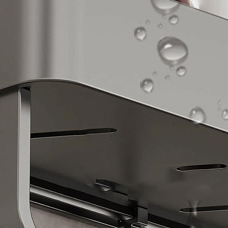 Estantes de Almacenamiento de Pared para Espacio de Baño Estante de Almacenamiento para Ducha de Aluminio Baño Flotante