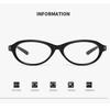Xiaomi Myopia Glasses Elliptical Frame Photosensitive Color Change Small Frame Without Makeup Anti-blue Light Fashion Glasses 6085