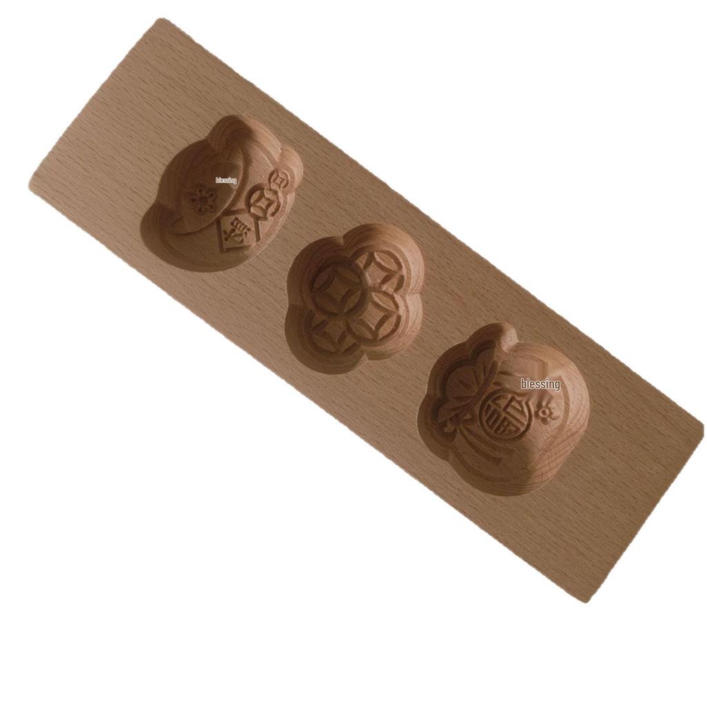 Handcrafted Qixi Mung Bean Cake Mold – Original Wooden Chinese Style