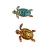 Creativity Turtle Brooches Classic Suit Lapel Pin Women Tortoise Badge  Collar