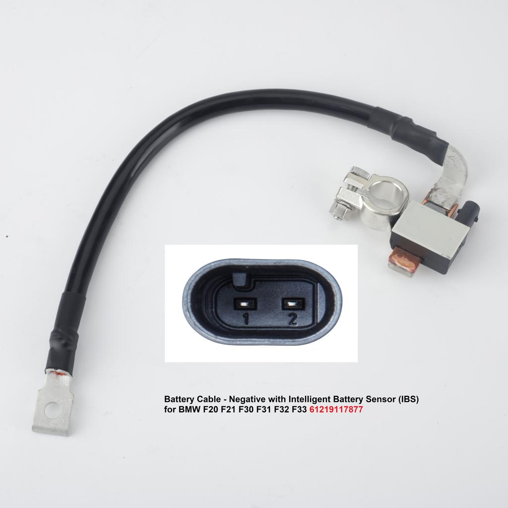 New Negative Battery Cable Minus IBS 61219117877 For BMW 1 2 3 4 F20 F21 F30 F31 F32 F33 9117877 Battery Sensor Wire Assembly