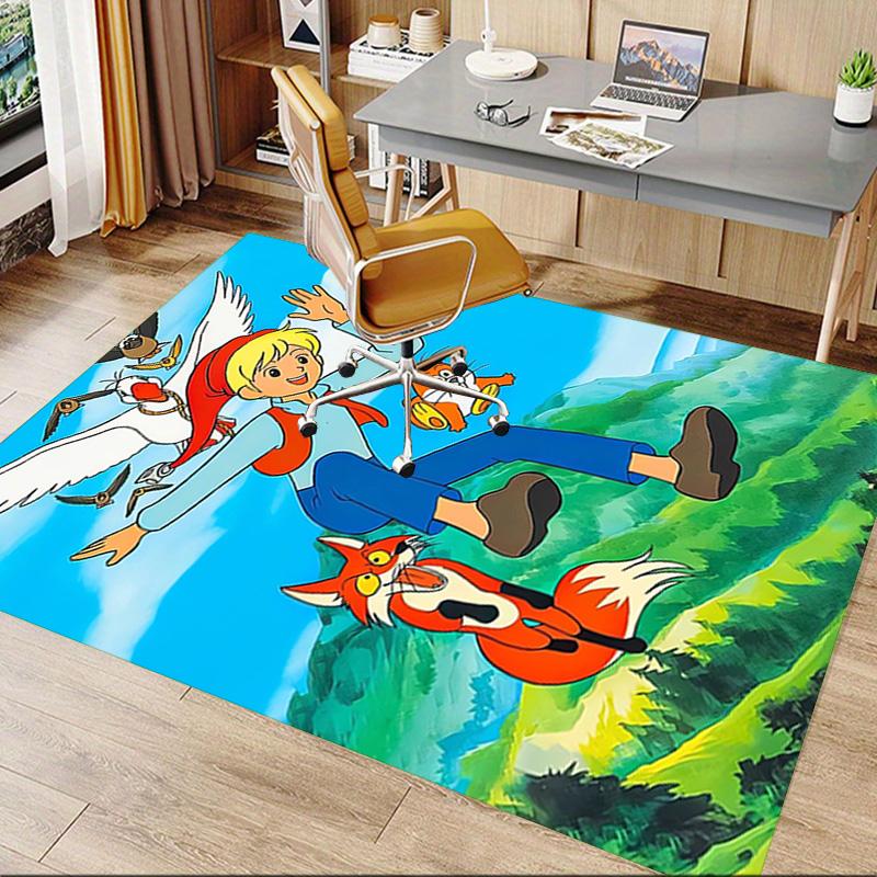 Adventure Mountains Carpet For Playroom Bedroom Living Room Sofa Home Decorkids Game Area Rug Nonslip Floor Mat
