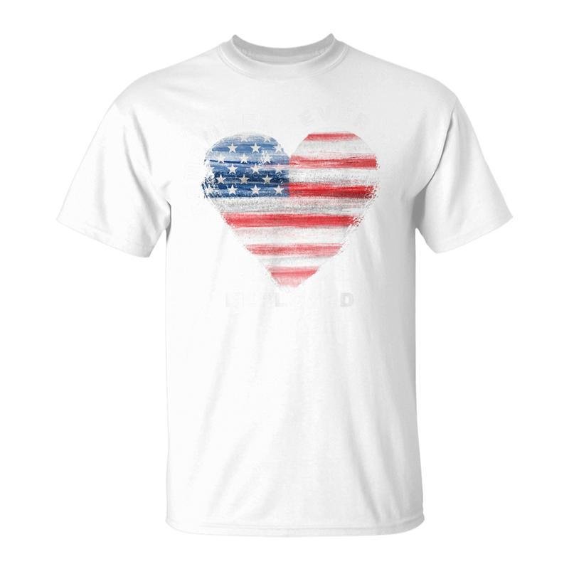 Red Friday Remember Everyone Deployed Military Heart Flag T-Shirt