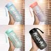 Leakproof Water Bottle Plastic Party Cup Drinking Sports Water Bottle Couple Mug for Fitness, Gym, Outdoor, Travel