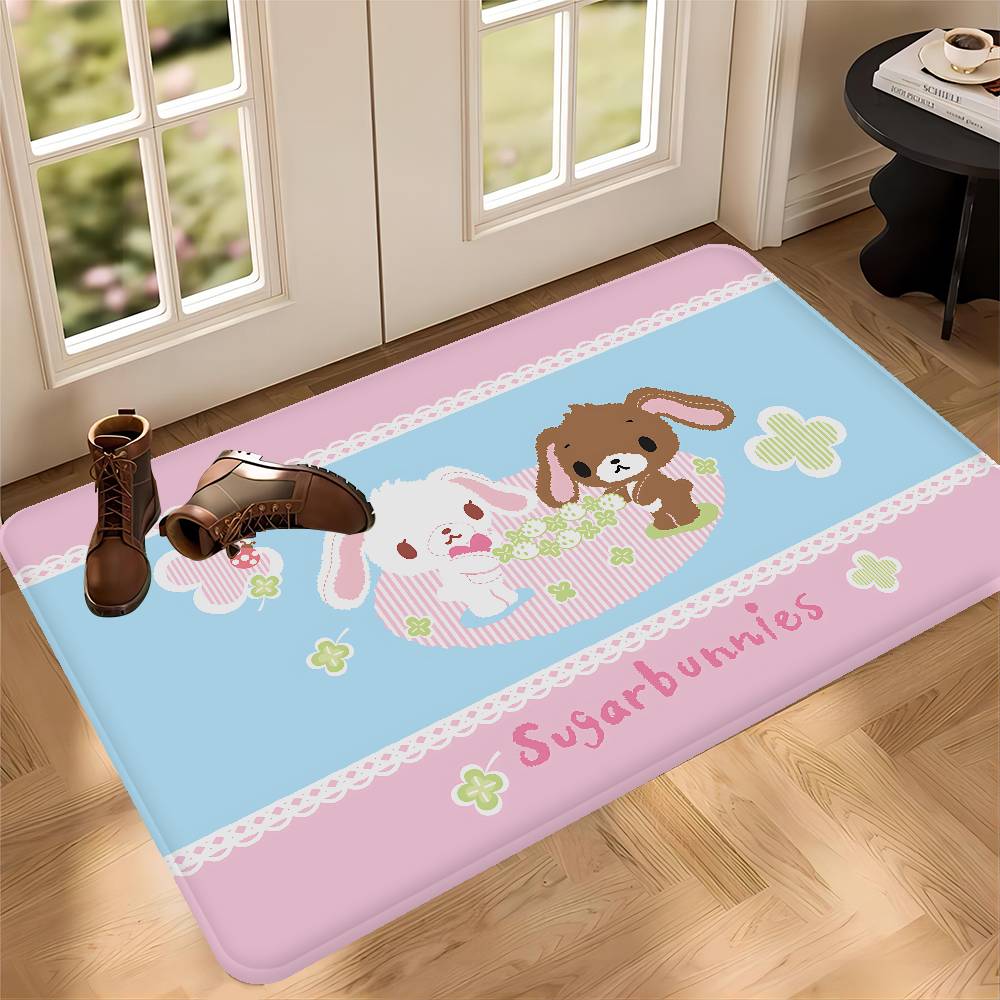 Cartoon Anime S-Sugarbunnies Floor Carpet Nordic Style Home Doormat Bathroom-Toilet Mats Bedroom Hotel Decor Mat