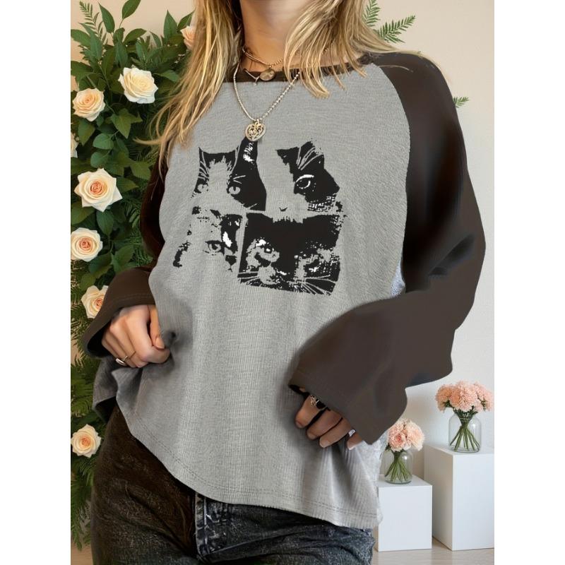 Футболка с принтом звезд в стиле Y2K S