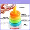 New Classic Baby Toy Set Ring Tower With Wobbly Function Stacking Fun Plastic/plastic 21.5*12.5*13.5