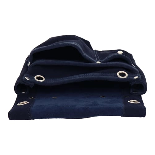 Sankyo Corporation DBLTACT Suede Leather Nail Bag, 2 Tiers, Navy, DSL-07NB