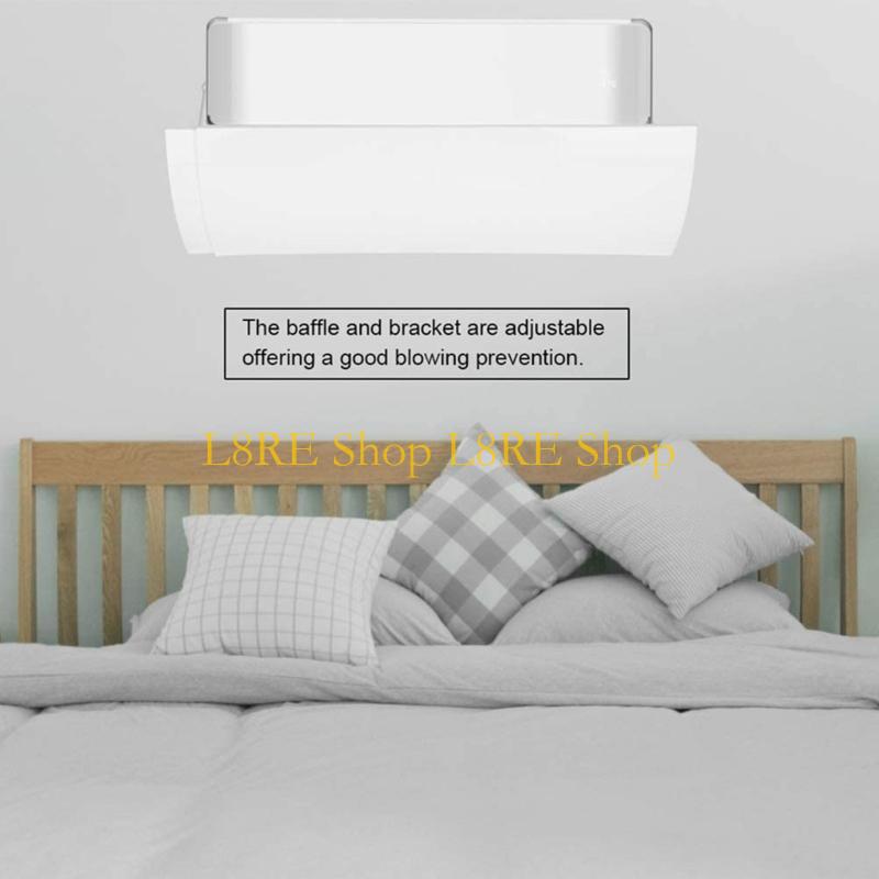 L8RE Air Conditioner Wind Deflector Air Guide Cover Anti Direct Blowing Adjustable