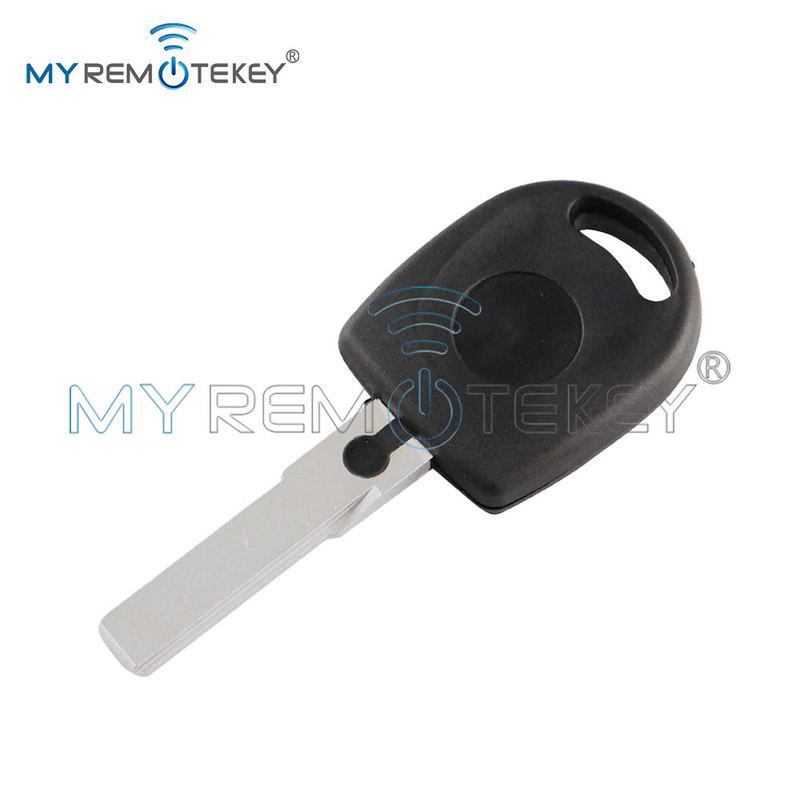 REMTEKEY Transponder key shell HU66 blade No chip round head for VW Golf Touran Jetta