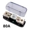 Car Audio Fuse 30A 40A 60A 80A 100A 150A Power Fuse Holder Stereo Audio Single Way AGU Fuse Holder Power Distribution Fuse Box