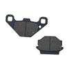 YX Brake Pads: Semi-metallic, Black, Square Hole, ATV Compatible (350102-102-0000).
