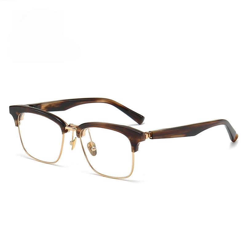 999 M-97 Flip up Clip Eyeglasses Handmade in Japan Acetate Titanium Classical Optical Prescription Personalized Glasses