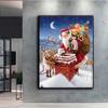 5D DIY Weihnachtsbaum Santa Schneemann Kreuzstich Strass Diamant Zeichnung Stickerei Mosaik Home Decor