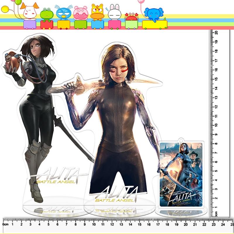 Collectible New Movie Alita Battle Angel Acrylic Model Stand Figure Toy Desk Decor