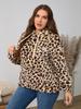Plus Size Women's Oversized Long Sleeve Fleece Hoodie