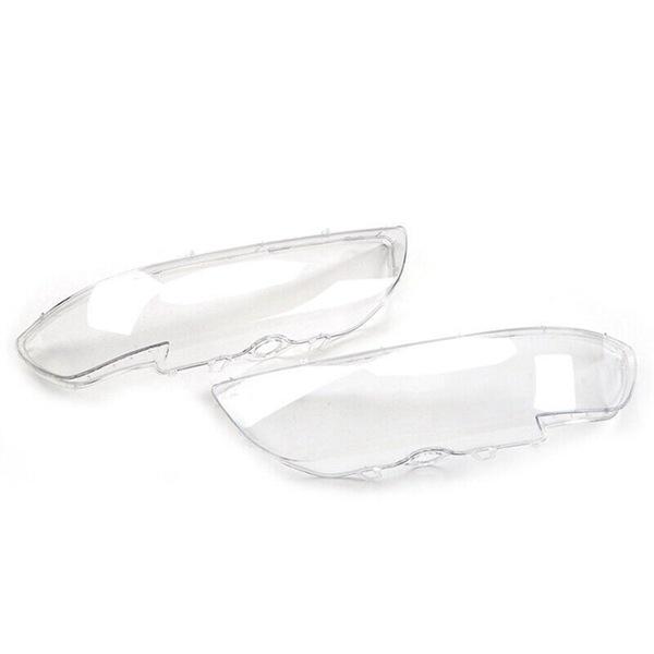 Parts 63128375301 and 63126908405 Fit the Left Headlight Cover and Sealing Strip of a 1996-2003 BMW 5 Series E39.