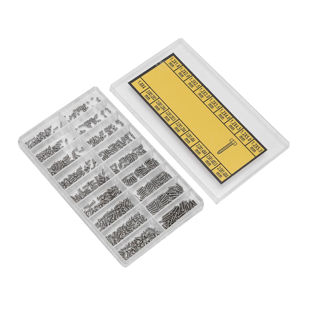 Watch Back Case Screw Watch Back Cover Repairing Screw Box Kit Professional Repairing Tool
