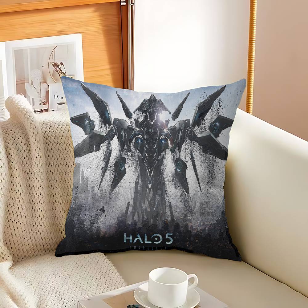 Game H-Halos Pillow Gift Home Office Decoration Pillow Bedroom Sofa Car Cushion CoverPillow Case
