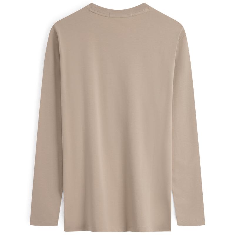 Calvin Klein Casual Minimalist Hollow Letter Comfortable Stretch Long Sleeve T-Shirt Men Tops J324497-PED