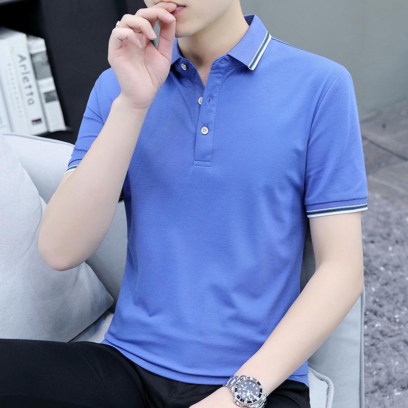2026 Men's Short Sleeve Polo T-Shirt, New Style Lapel Casual Top
