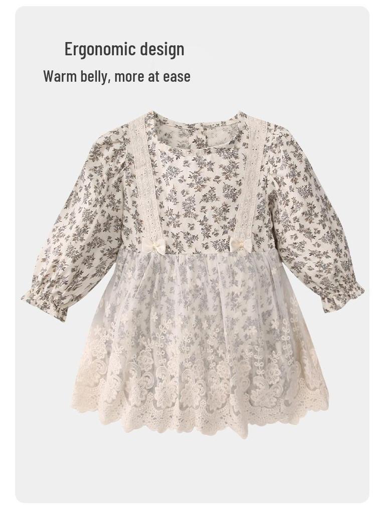 A-class Autumn Toddler & Infant Girls' Cotton Jumpsuit Set - Cute & Stylish 