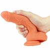 Female Silicone Dildo Double Layer Soft Masturbator Foreskin Sucker Dildo