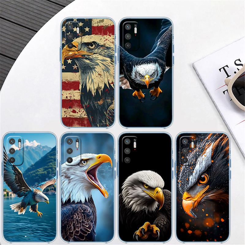 RP36 Hawk Eagle Transparent Phone Case for Motorola Moto Edge 20 30 40 50 S30 Fusion Ultra Pro Neo Lite + G200 G23