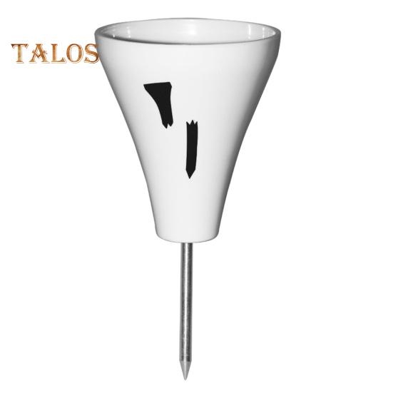 

Держатель для мяча для гольфа с металлическим колышком, прочный, устойчивый к погодным условиям, держатель для мяча для тренировок по гольфу, шип для драйвинг-рейндж, аксессуары для гольфа на открытом воздухе, подарки для гольфистов белый