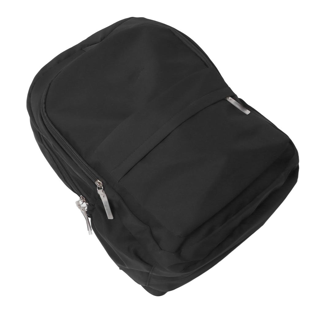 Woman Backpack for School Waterproof Multiple Storage Space Oxford Cloth Student Backpack Black Oxford Cloth