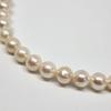 Used Genuine Pearl Necklace Necklace Perl School Mama Ladies Accessories White Silver Metal Fittings Real White