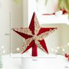 14.5/20cm Estrela Lantejoulada Estrela Ponteira de Árvore de Natal Decoração de Árvore de Natal DIY Festa de Feriado Decorações para Casa Dourado Prateado Vermelho