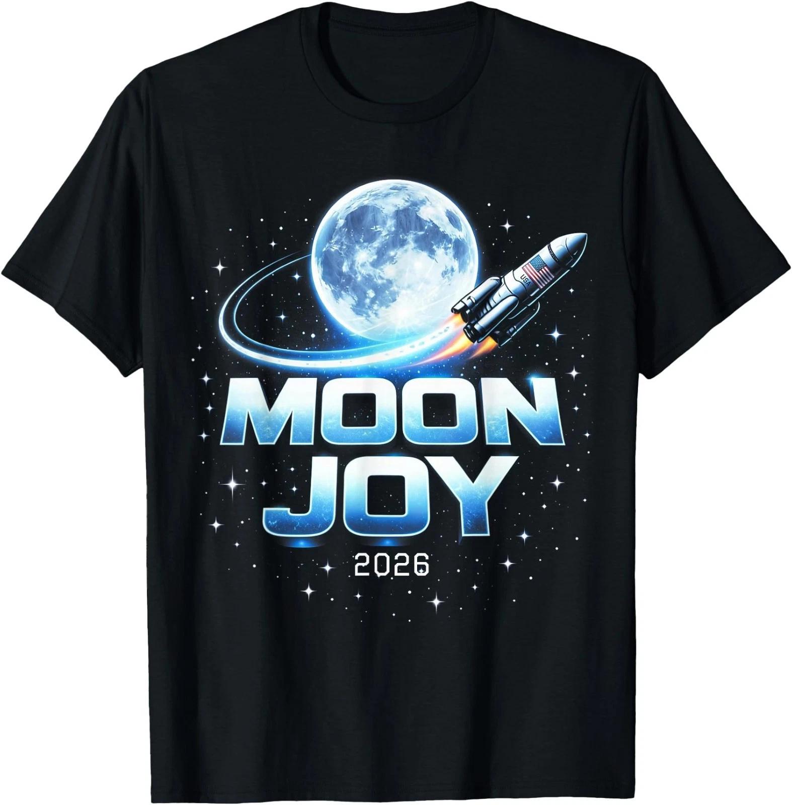 Moon Joy Space Exploration USA Moon Missions 2026 T-Shirt XL