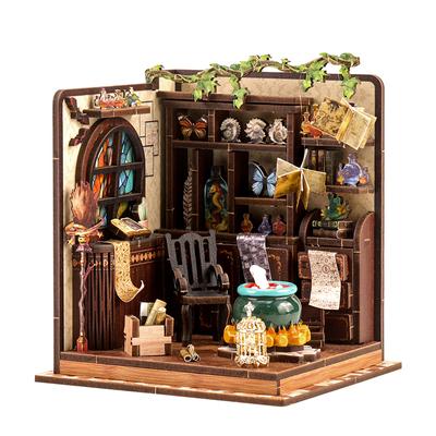 Wooden Mini Miniature Doll House DIY Small House Kit Making Room Toys Home Bedroom Decorations With Furniture DollHouses Gifts