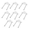 8Pcs 6.2x3.1x8cm Skateboard Wall Mount Acrylic Skateboard Wall Holder  Home Use