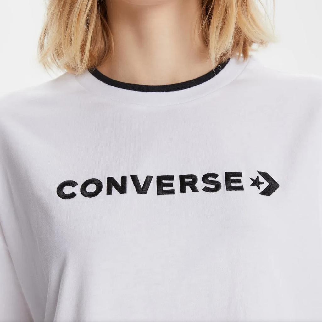 (WMNS) Converse Wordmark T-Shirt Dress 'White' Women's 10024783-A02