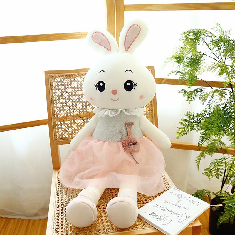 Cute Little White Rabbit Plush Toy Princess Cute Large Bunny Doll Doll Ragdoll Girlfriend Birthday Gift