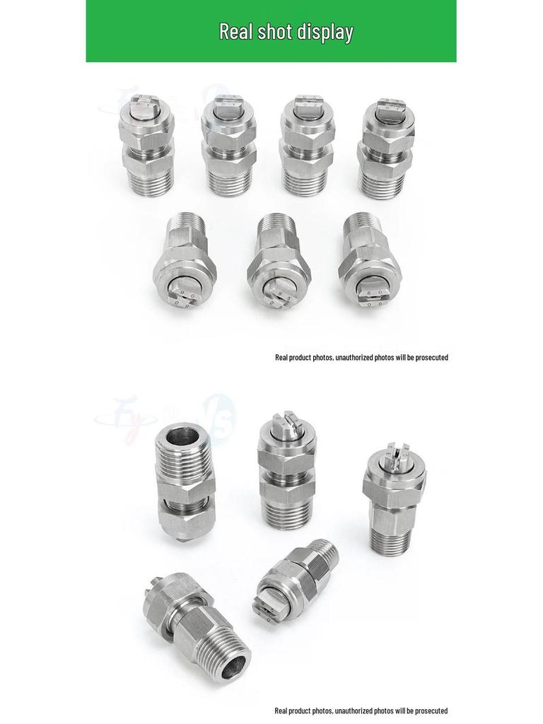 Stainless Steel Modular Cooling & Dehumidifying Nozzle Set (3-4 Pieces) with TPU Quick Release & Filter