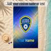 Beach TowelLeeds United Custom Name Text Personalized Soft Towel for Beach Pool Indoor Home Decor Gift