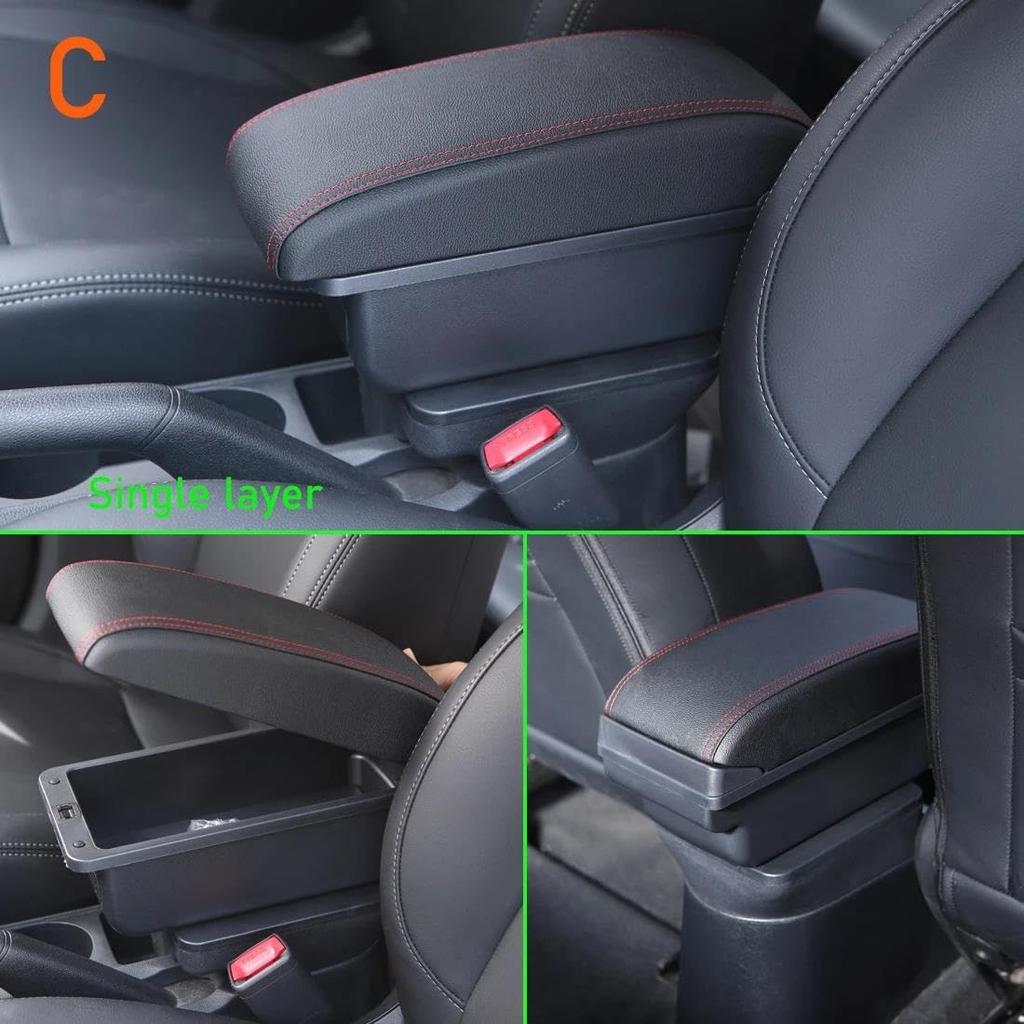 QILVRCK Fit Toyota Yaris Armrest Box Elegant GR 2021 2023 2024 2025 Car Armrest